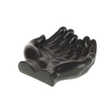 HANDS DECO BOWL BLACK CERAMIC       - DECOR ITEMS